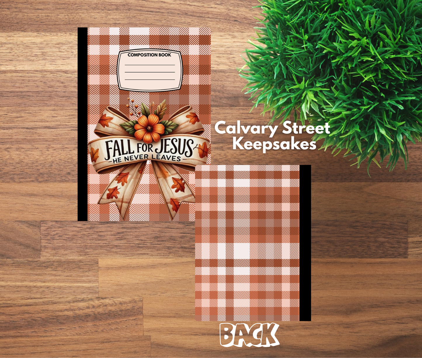 Fall - For Jesus- Composition Notebook