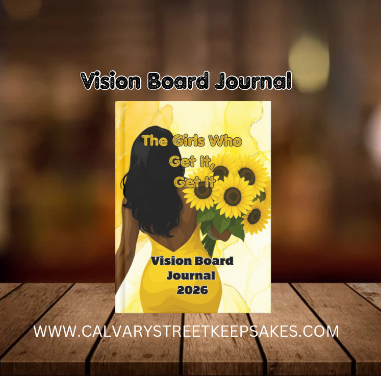 2026 Vision Board & Manifestation Journal w/ Coloring Pages