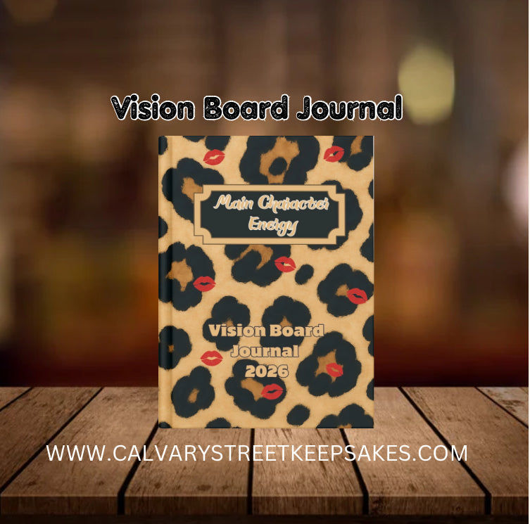 2026 Vision Board & Manifestation Journal w/ Coloring Pages