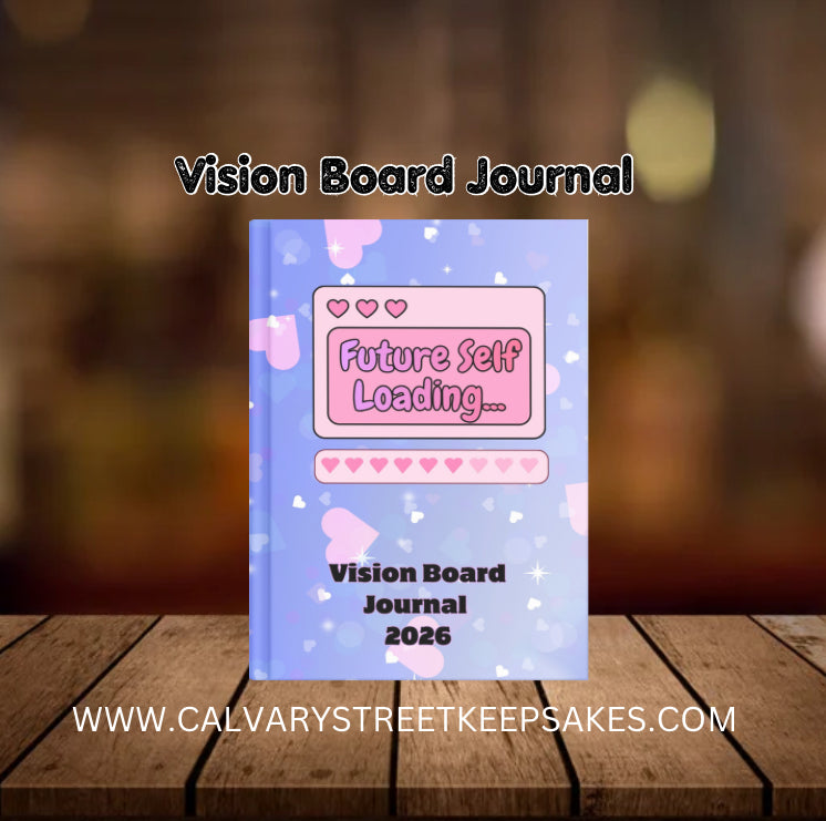 2026 Vision Board & Manifestation Journal w/ Coloring Pages