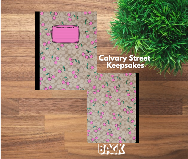 Couture - Pink Cherry  - Composition Notebook