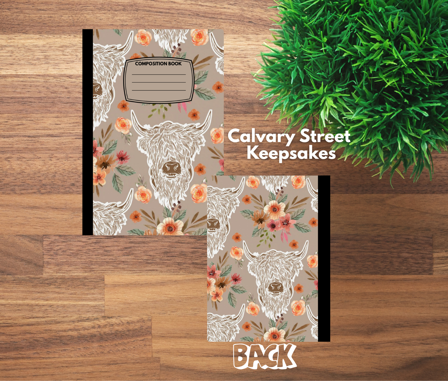 Fall - Cattle - Composition Notebook