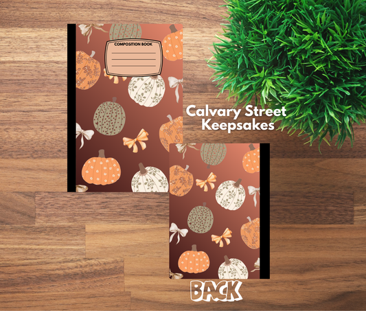 Fall - Autumn Vibes - Composition Notebook